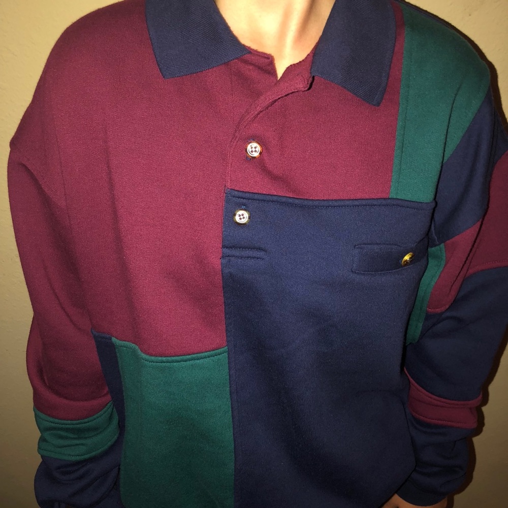 Vintage unisex pull over hoodie